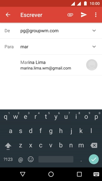 Pressione o contato desejado. Pressione o contato desejado.