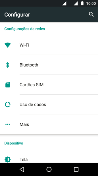 Pressione Uso de dados. Pressione Uso de dados.