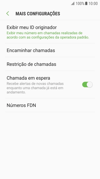Pressione Encaminhar chamadas. Pressione Encaminhar chamadas.