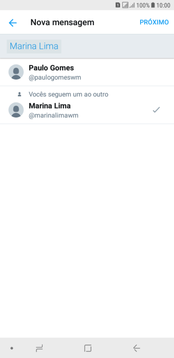 Pressione PRÓXIMO. Pressione PRÓXIMO.