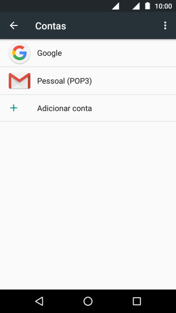 Pressione o ícone de menu. Pressione o ícone de menu.