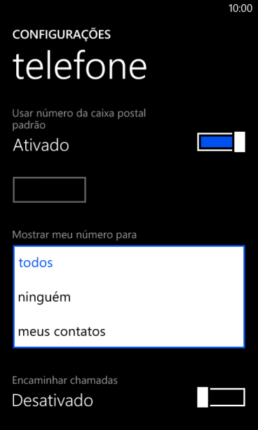 Se você quiser ativar a identificação do seu número, deve pressionar todos. Se você quiser ativar a identificação do seu número, deve pressionar todos.