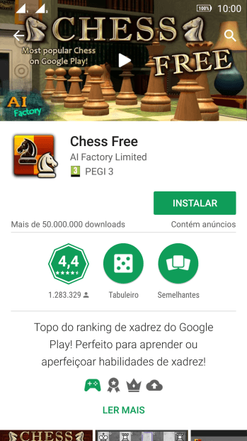 Pressione INSTALAR, e siga as indicações da tela para instalar o app. Pressione INSTALAR, e siga as indicações da tela para instalar o app.