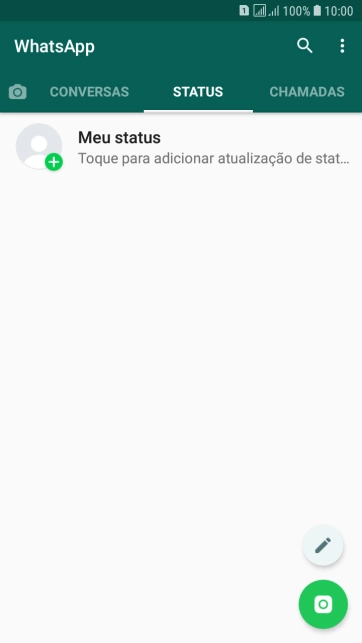 Pressione o ícone de câmera. Pressione o ícone de câmera.