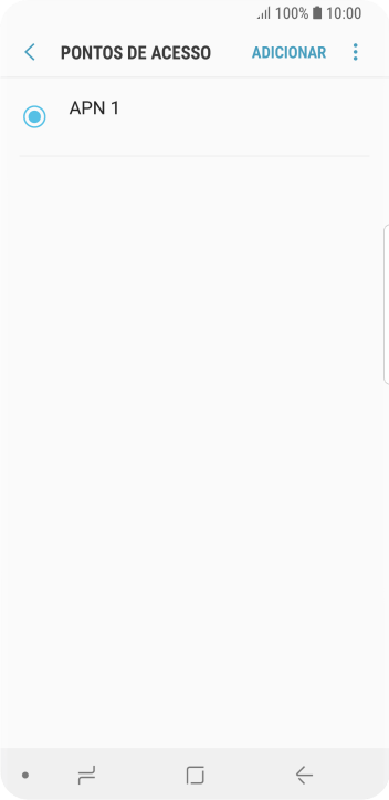 Pressione ADICIONAR. Pressione ADICIONAR.