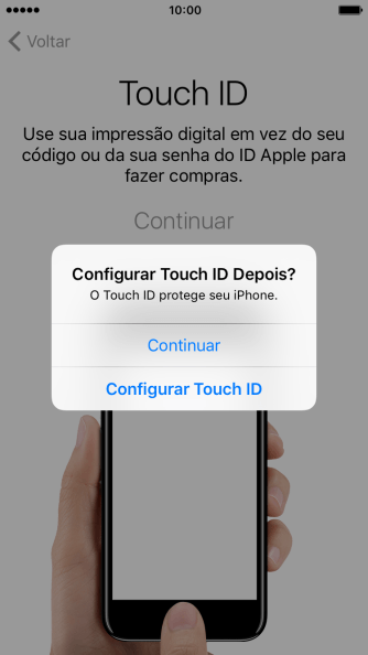 Se você desativar a função, deve pressionar Continuar. Se você desativar a função, deve pressionar Continuar.