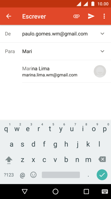 Pressione o contato desejado. Pressione o contato desejado.