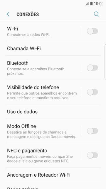 Pressione Ancoragem e Roteador Wi-Fi. Pressione Ancoragem e Roteador Wi-Fi.