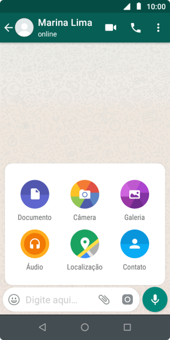 Pressione Galeria, e navegue até a pasta desejada. Pressione Galeria, e navegue até a pasta desejada.