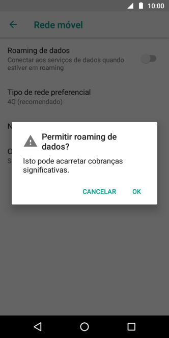 Se você quiser ativar a função, deve pressionar OK. Se você quiser ativar a função, deve pressionar OK.