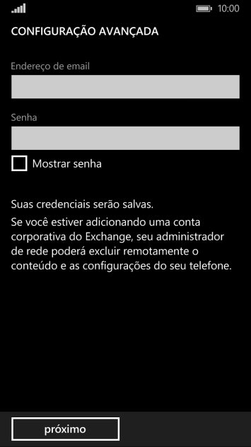 Pressione próximo. Pressione próximo.
