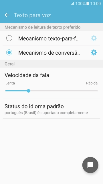 Pressione o ícone de configurações ao lado de Pressione o ícone de configurações ao lado de