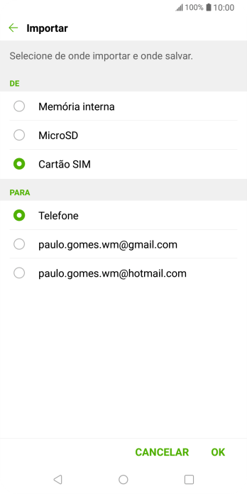 Pressione Telefone. Pressione Telefone.