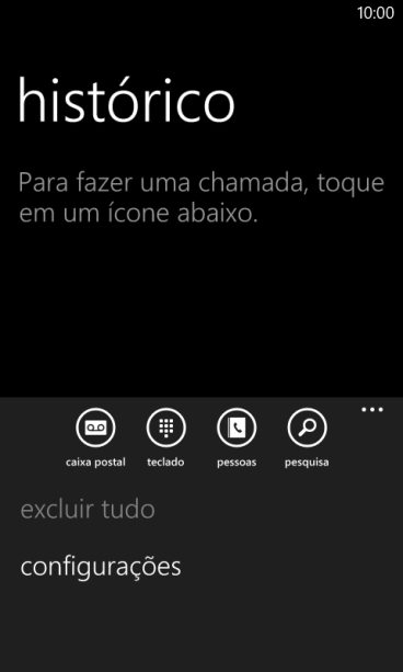 Pressione configurações. Pressione configurações.