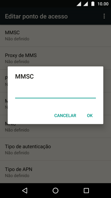 Digite http://mms.tim.br e pressione OK. Digite http://mms.tim.br e pressione OK.
