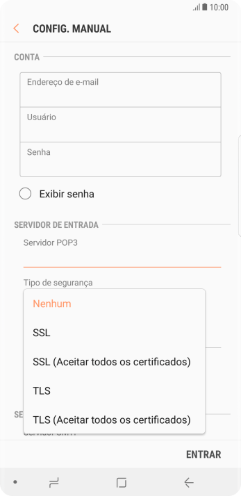 Pressione Nenhum para desativar a função. Pressione Nenhum para desativar a função.