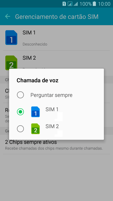 Pressione o chip desejado. Pressione o chip desejado.