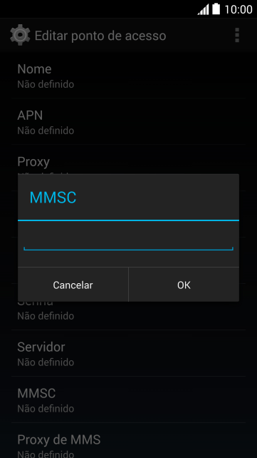 Digite http://mms.tim.br e pressione OK. Digite http://mms.tim.br e pressione OK.