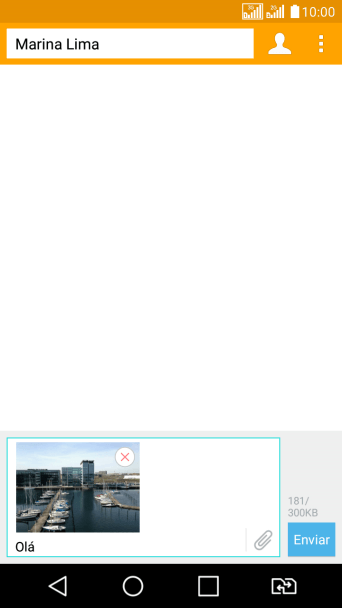 Pressione Enviar, quando você terminar de digitar sua MMS. Pressione Enviar, quando você terminar de digitar sua MMS.