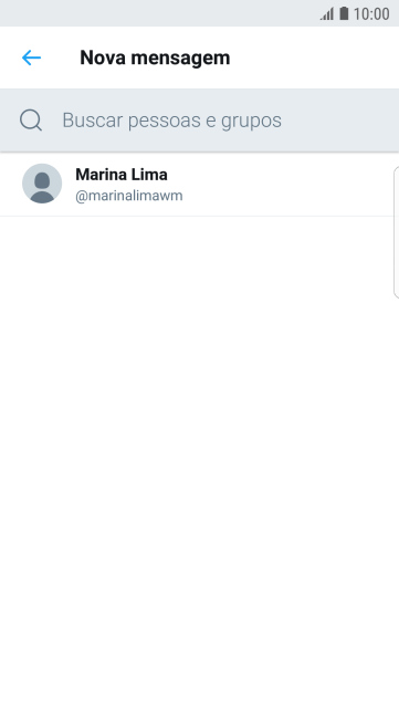 Pressione o campo de busca. Pressione o campo de busca.