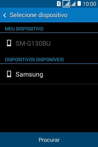 Pressione o dispositivo Bluetooth desejado, e aguarde um instante enquanto o arquivo é transferido. Pressione o dispositivo Bluetooth desejado, e aguarde um instante enquanto o arquivo é transferido.