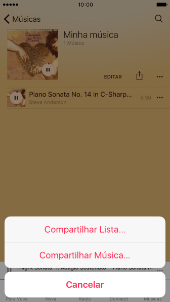 Pressione Compartilhar Música. Pressione Compartilhar Música.