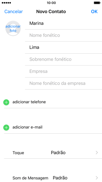Pressione adicionar telefone. Pressione adicionar telefone.
