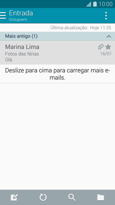 Pressione a tecla de início para finalizar e voltar à tela inicial. Pressione a tecla de início para finalizar e voltar à tela inicial.