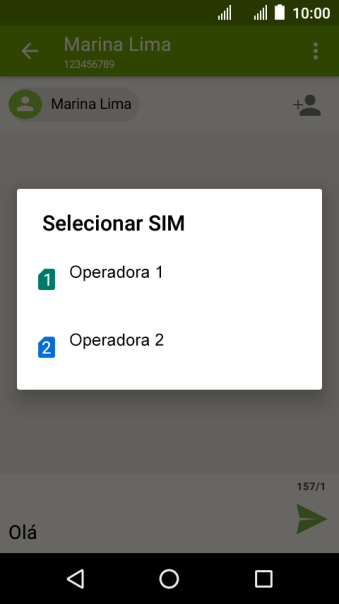 Pressione o chip desejado. Pressione o chip desejado.