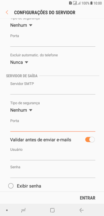 Pressione o indicador ao lado de Pressione o indicador ao lado de