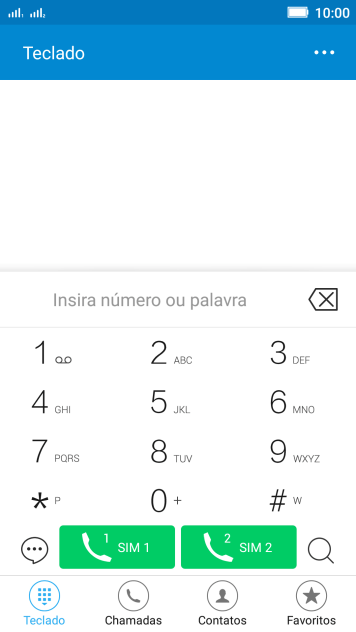 Pressione o ícone de menu. Pressione o ícone de menu.