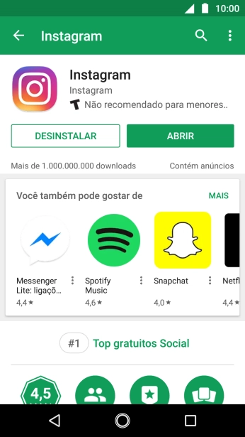Pressione a tecla de início para finalizar e voltar à tela inicial. Pressione a tecla de início para finalizar e voltar à tela inicial.