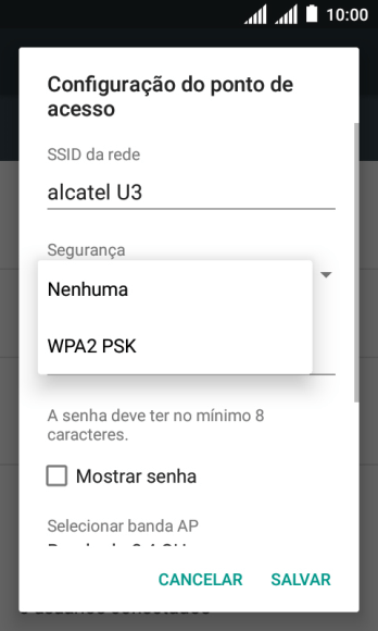 Pressione WPA2 PSK para proteger seu Roteador Wi-Fi com uma senha. Pressione WPA2 PSK para proteger seu Roteador Wi-Fi com uma senha.