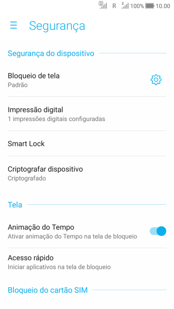 Pressione Bloqueio de tela, e digite o código de bloqueio atual. Pressione Bloqueio de tela, e digite o código de bloqueio atual.