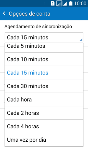 Pressione a configuração desejada. Pressione a configuração desejada.