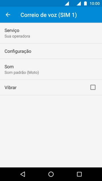 Pressione Configuração. Pressione Configuração.