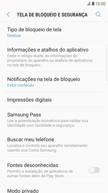 Pressione Impressões digitais. Pressione Impressões digitais.