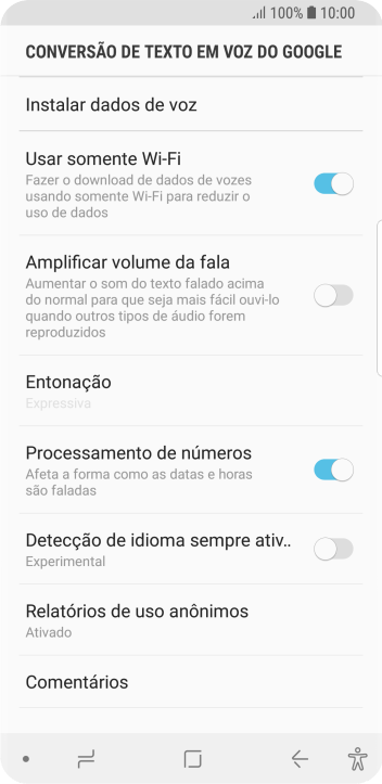 Pressione a tecla de início para finalizar e voltar à tela inicial. Pressione a tecla de início para finalizar e voltar à tela inicial.