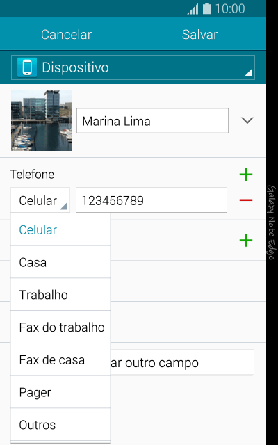 Pressione o tipo de número desejado. Pressione o tipo de número desejado.