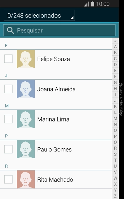 Pressione a lista suspensa acima na tela. Pressione a lista suspensa acima na tela.