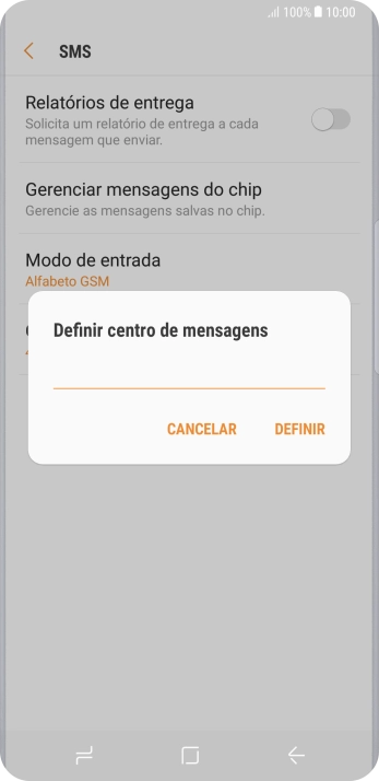 Se você é cliente TIM com DDD 11, 12, 13, 14, 15, 16, 17, 18 ou 19, deve inserir +551181138200 e pressionar DEFINIR. Se você é cliente TIM com DDD 11, 12, 13, 14, 15, 16, 17, 18 ou 19, deve inserir +551181138200 e pressionar DEFINIR.