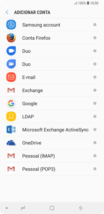 Pressione E-mail. Pressione E-mail.