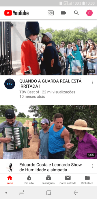 Pressione o ícone de fazer upload. Pressione o ícone de fazer upload.