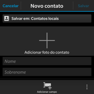 Pressione Adicionar foto do contato. Pressione Adicionar foto do contato.