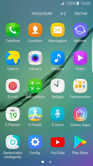 Pressione Play Store. Pressione Play Store.