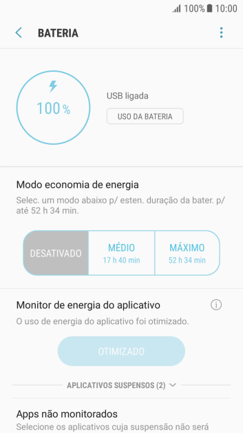 Pressione a configuração desejada. Pressione a configuração desejada.