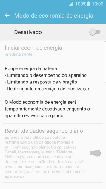 Pressione o indicador para ativar a função. Pressione o indicador para ativar a função.