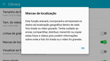 Se você quiser ativar a função, deve pressionar OK. Se você quiser ativar a função, deve pressionar OK.