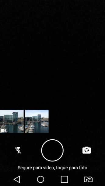 Pressione a foto ou o vídeo desejado. Pressione a foto ou o vídeo desejado.