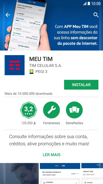 Pressione INSTALAR, e siga as indicações da tela para instalar o app. Pressione INSTALAR, e siga as indicações da tela para instalar o app.